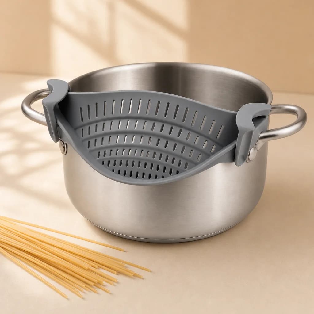 Clip-On Silicone Strainer