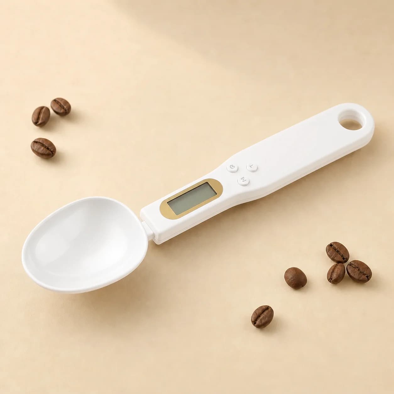 Digital Spoon Scale in use